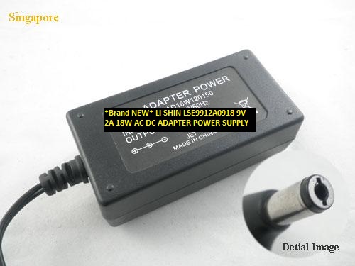 *Brand NEW* 9V 2A LI SHIN LSE9912A0918 18W AC DC ADAPTER POWER SUPPLY